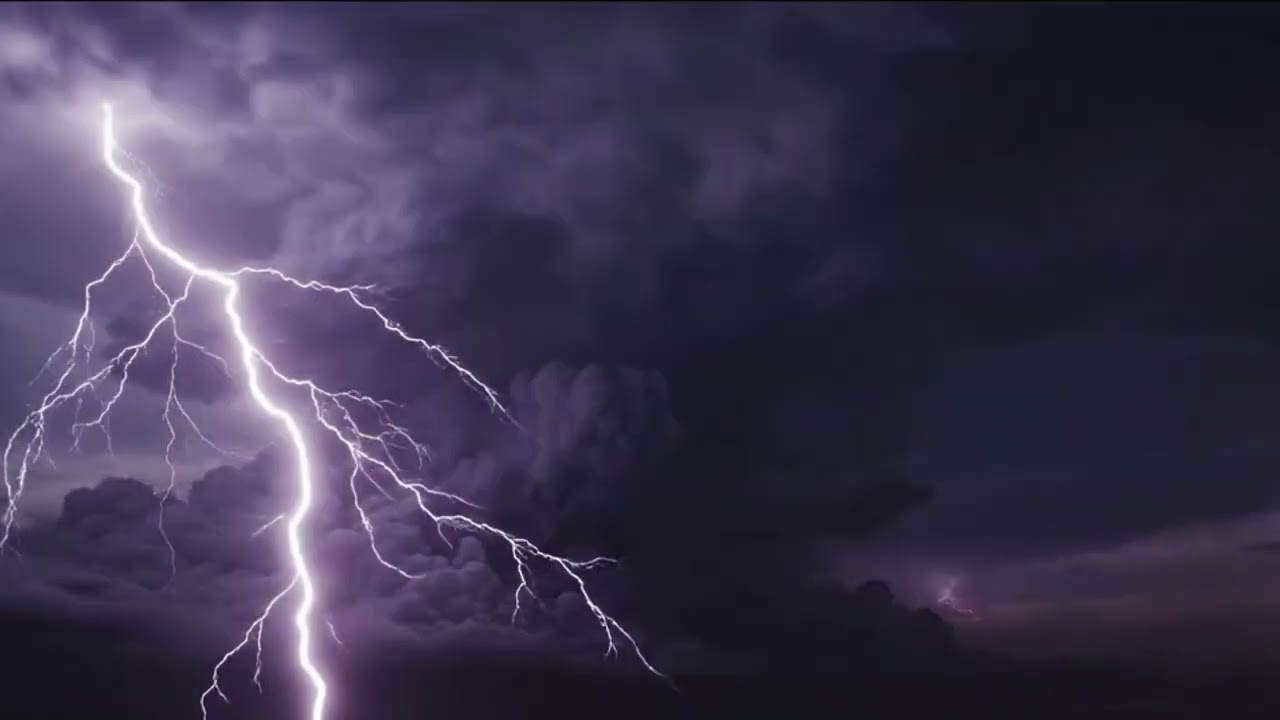 3-HOUR CELESTIAL WAR: Zeus' Fury in 4K • Non-Stop Lightning Storm Over Ancient Mountains