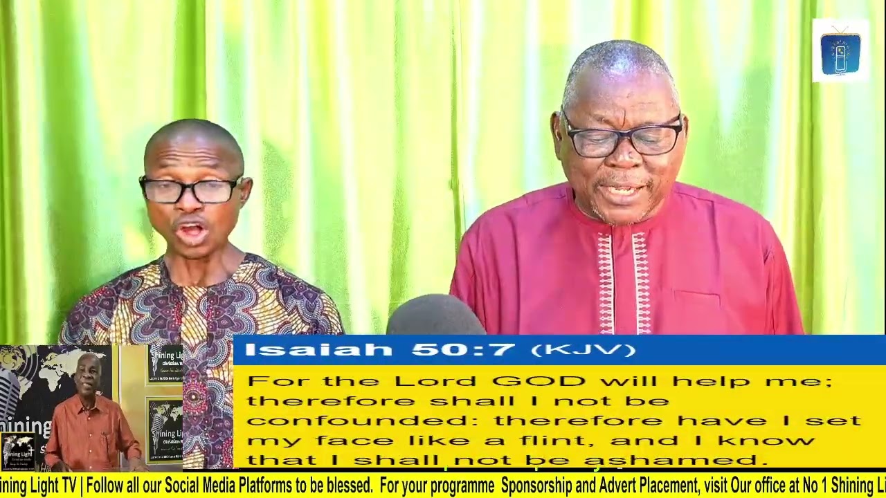 I SHALL NOT BE ASHAMED BY BISHOP J. DAPO OJO
