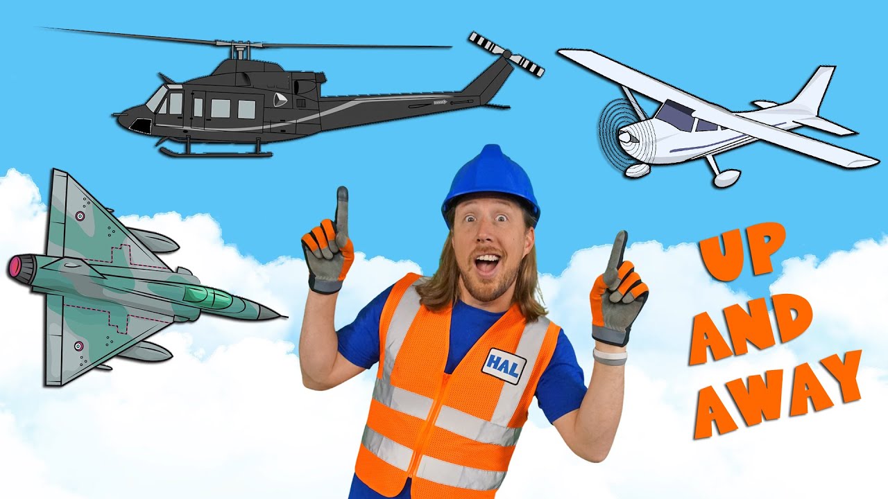 Airplane, Helicopter, and Things that Fly | Airplane Kids Song | Helicopter for Kids 