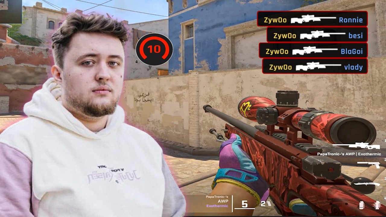 ZywOo (22-9) | PLAYS FACEIT LVL 10 | Mirage