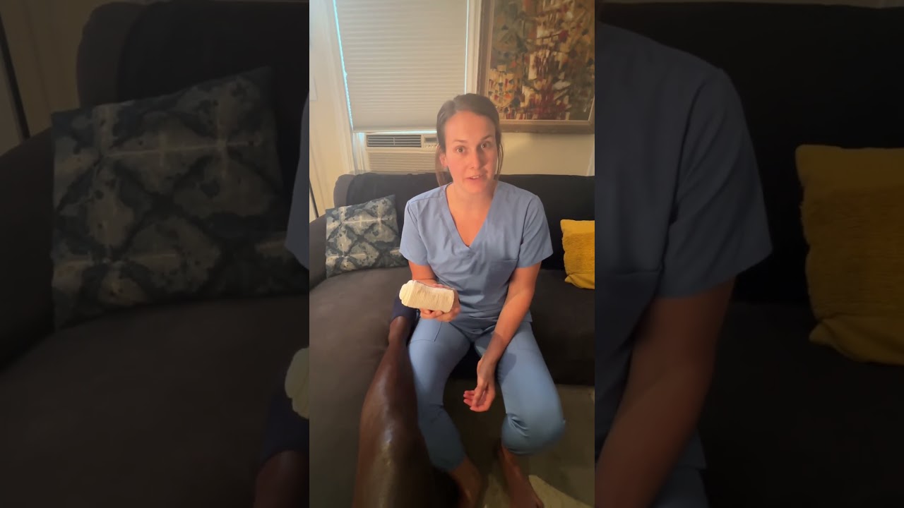 How to Wrap Your Knee with Compression Wrap