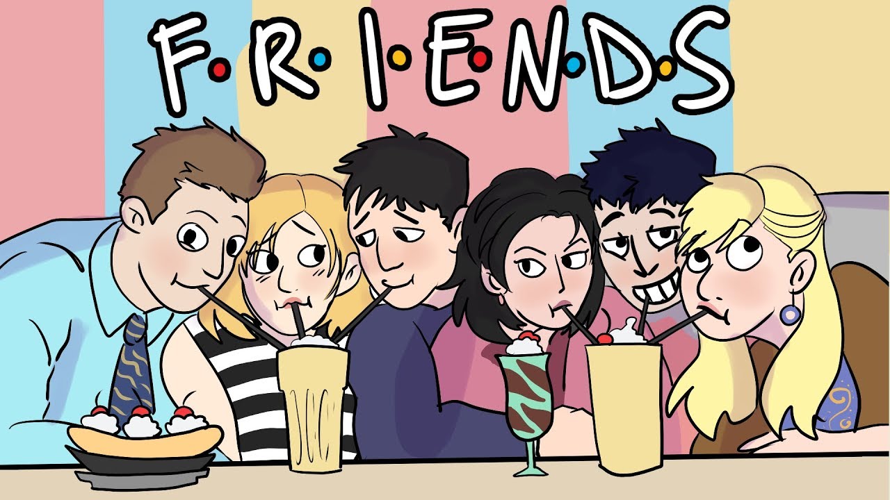 The Story of FRIENDS in 3 Minutes! | All Seasons! | ArcadeCloud