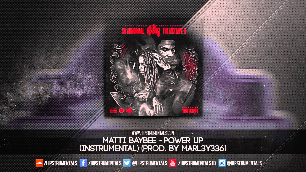 Matti Baybee - Power Up [Instrumental] (Prod. By Marl3y336) + DL via @Hipstrumentals