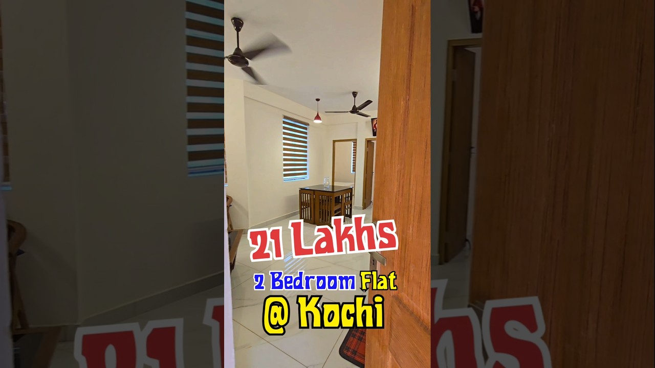 2 Bedroom flat @ Kochi Thrippoonithura for Just 21 Lakhs #kochi #flatforsale #ernakulam #kochimetro