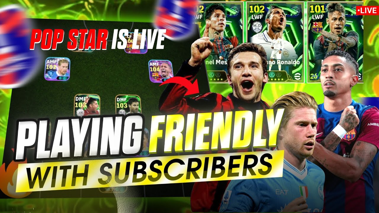 Friendly Match With Subscribers | eFootball LIVE #Efootball #pes #football
