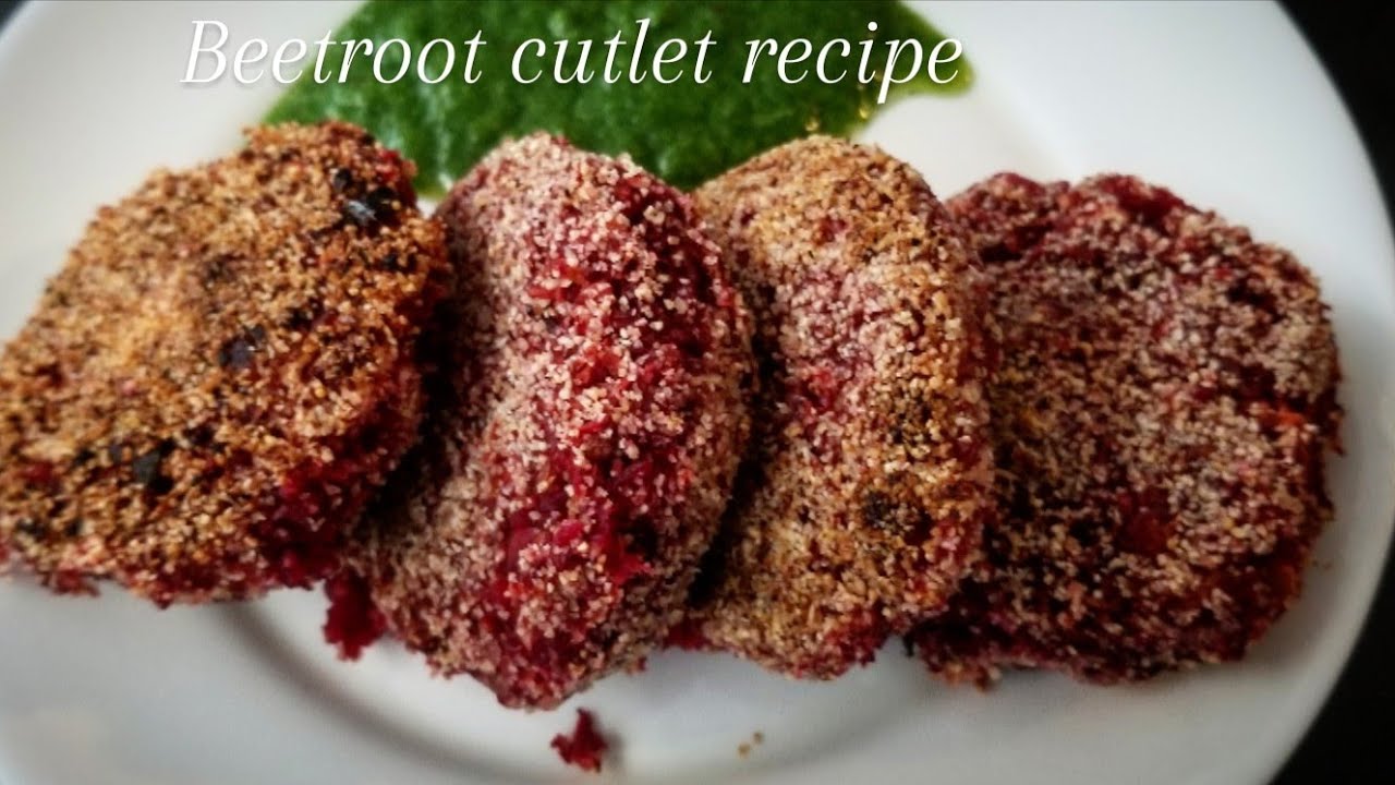 Beetroot cutlet recipe l Veg Cutlet | Railway cutlet recipe | Green Chutney | Quick and easy recipe