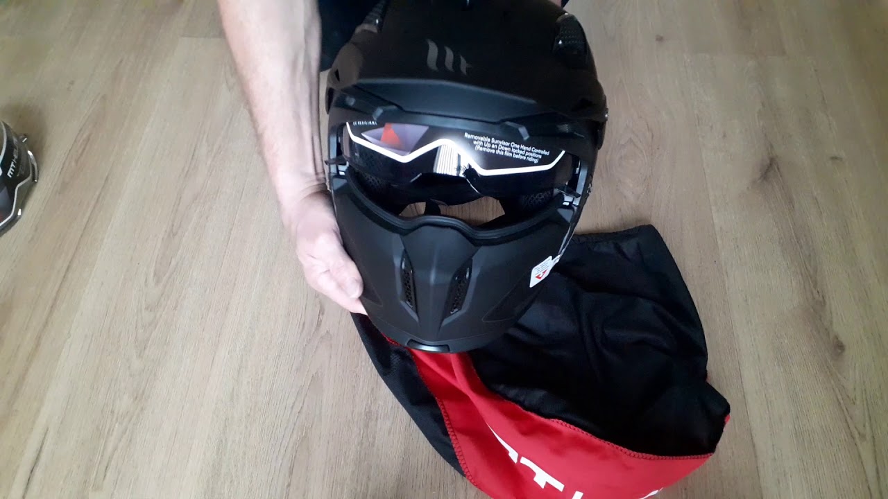 MT Street fighter helmet unboxing