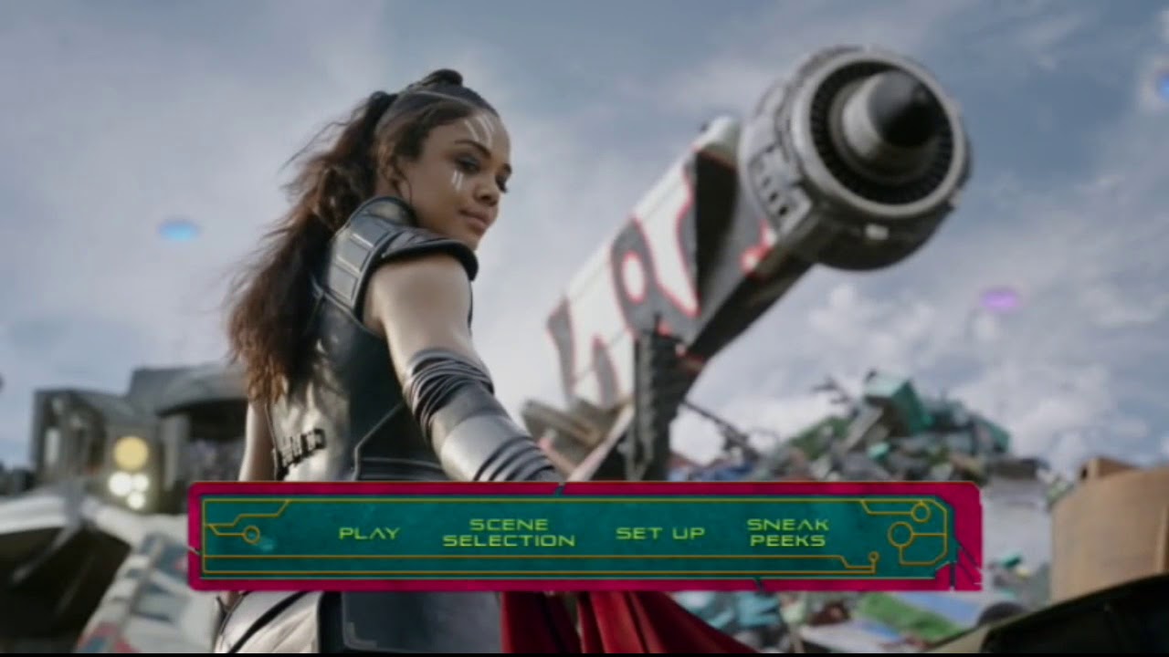 Thor Ragnarok DVD Menu