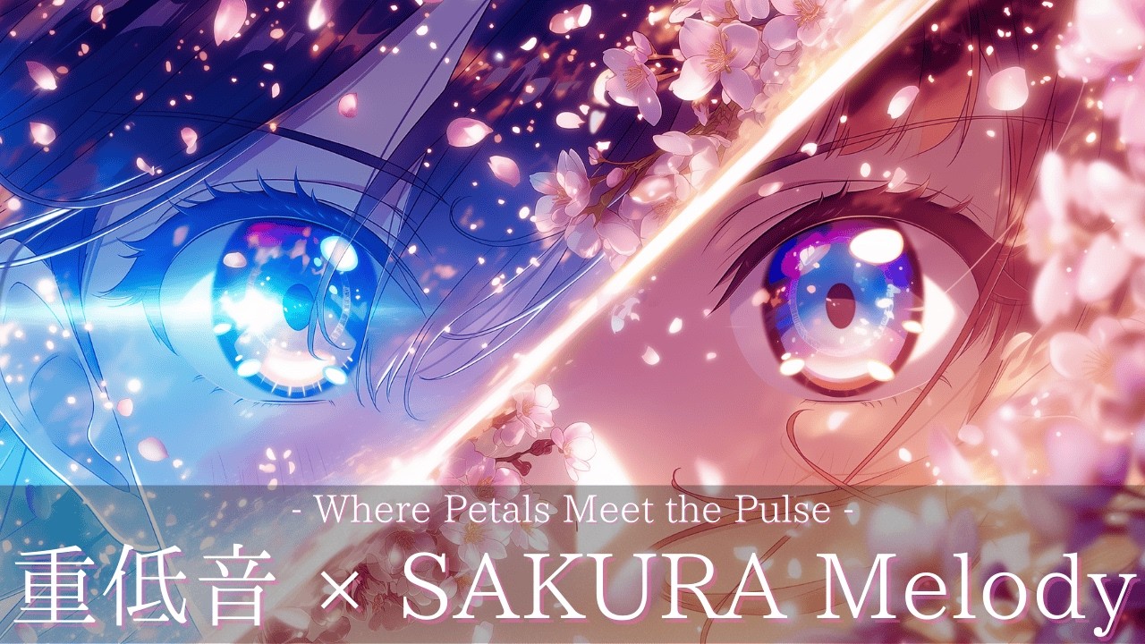 【幻想BGM】重低音×SAKURA Melody｜春に響く透明な旋律【1 Hour / 作業用】