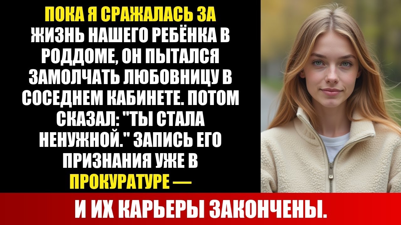 ПОКА Я СПАСАЛА НАШЕГО РЕБЁНКА, ОН ПРЯТАЛ ЛЮБОВНИЦУ В СОСЕДНЕМ КАБИНЕТЕ