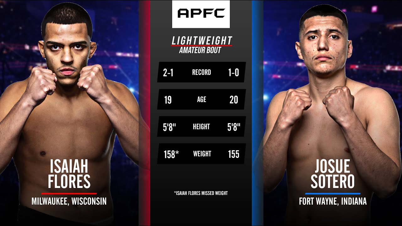 APFC 3: ISAIAH FLORES vs JOSUE SOTERO