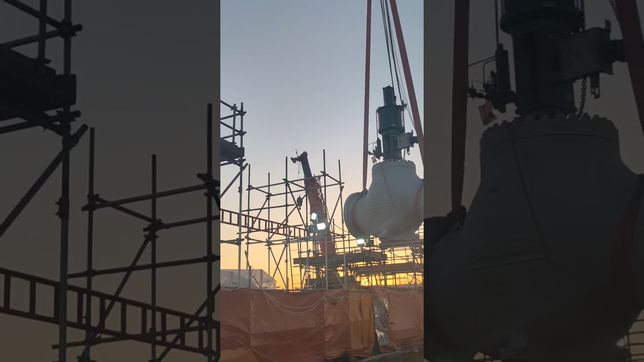 Heavy control valve lifting 