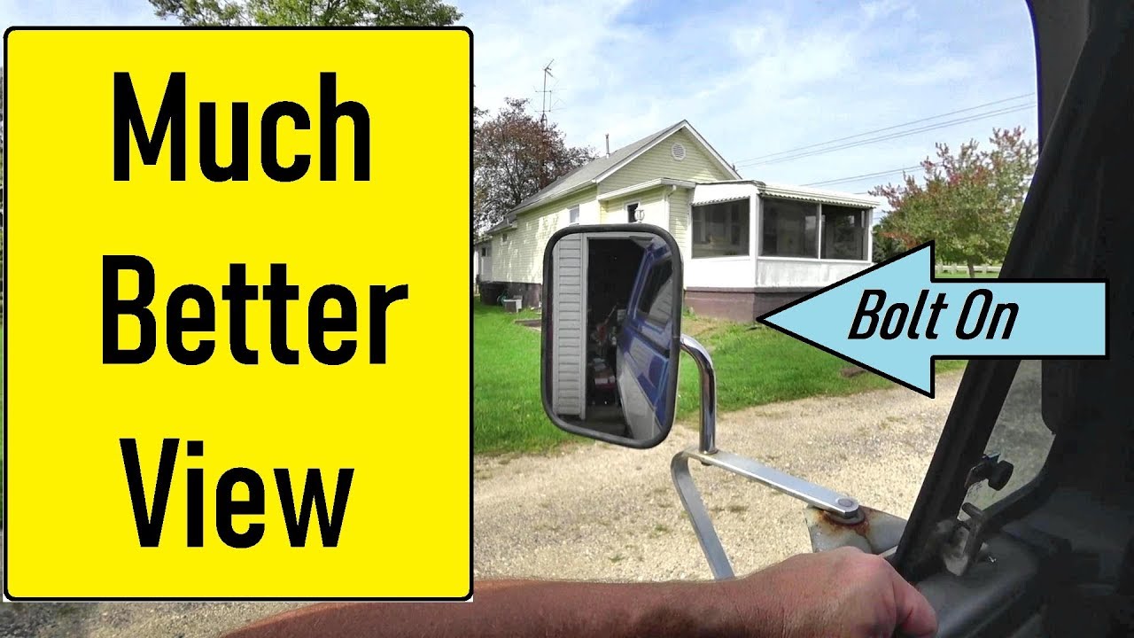 Ford F150 OBS Bigger Tow Mirrors for RV