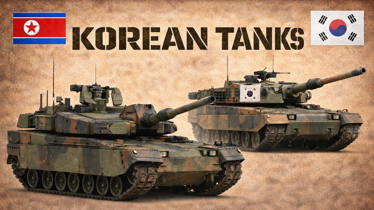 Every North & South Korean TANK Ever Made #wwii #korea #tanks #military #history #documentary