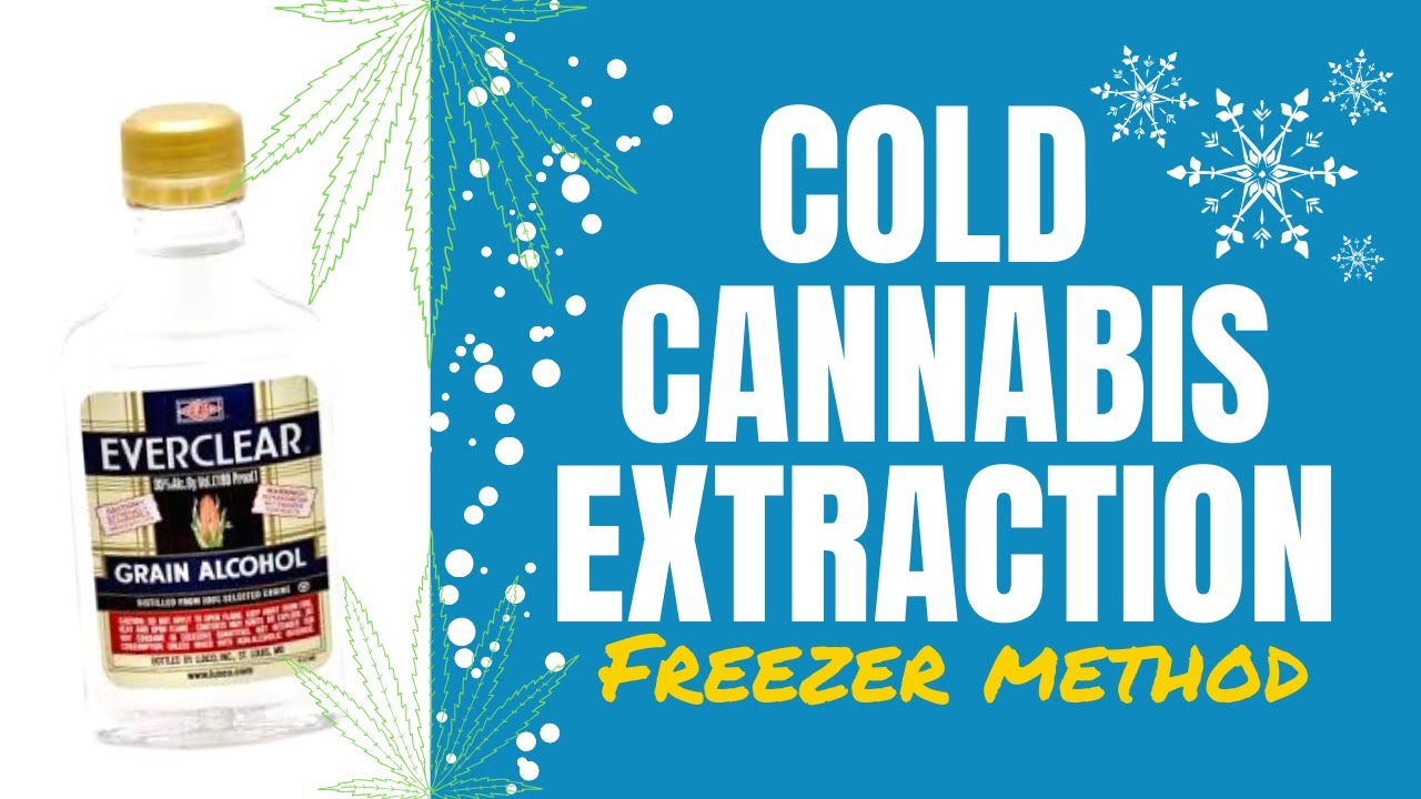 Cold Extraction Cannabis Alcohol Tincture | Freezer Method
