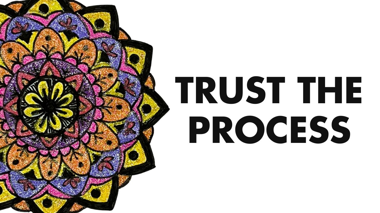 Small Mandala Practice #1 | Trusting an Uncertain Color Palette