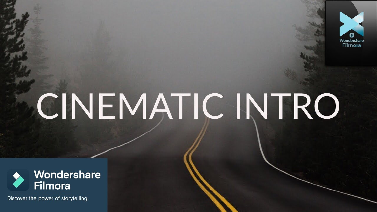 Cinematic Title Intro in Filmorax Cinematic Intro Filmorax/DoomoDesign and zoom inside the text