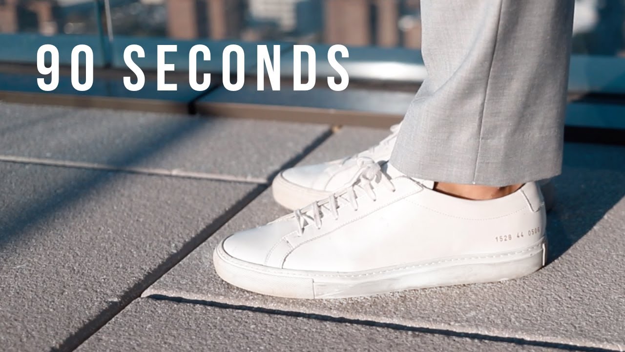 6 Ways to Wear White Sneakers in 90 Seconds | Men's Fashion 2019 | Levitate Style