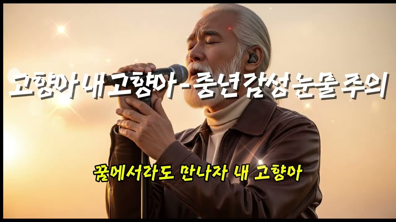 [트로트] 고향아 내 고향아 - 중년 감성 눈물 주의#중년공감#트로트 #감성트로트 #수누AI#AI음악 #공감백퍼 #가슴찡한 #내얘기