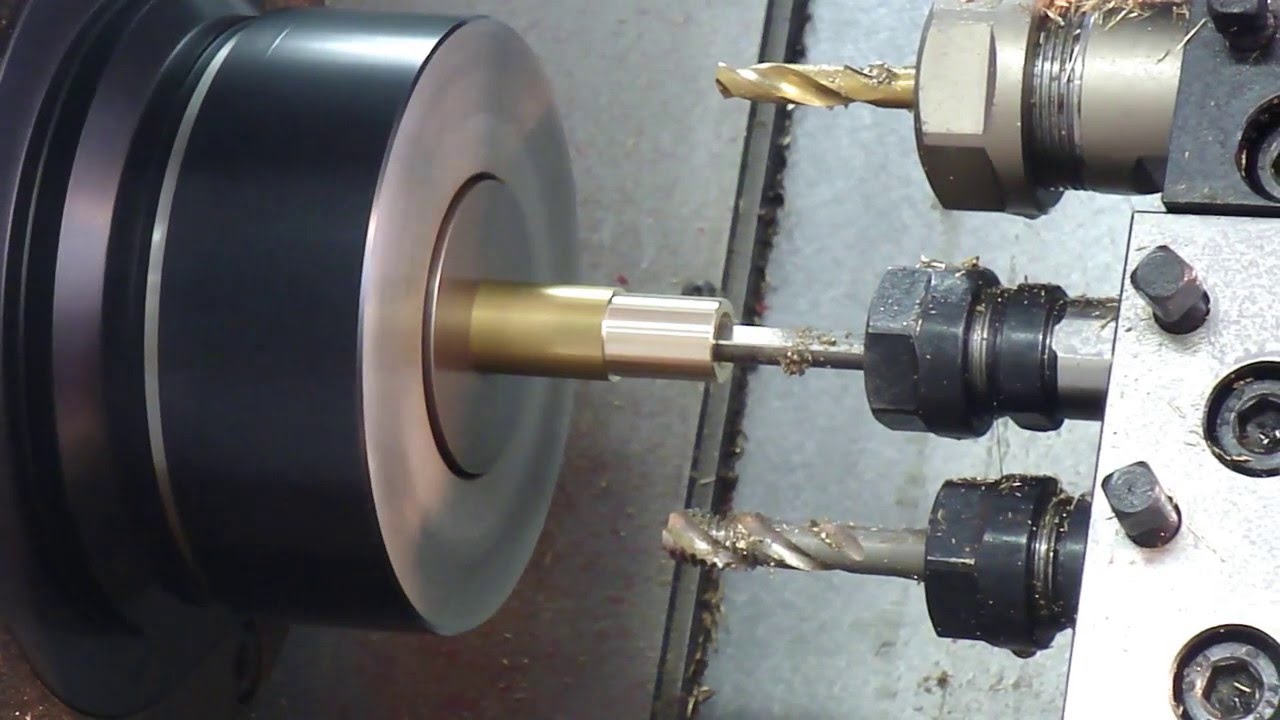 Torno automatico universal CNC Ergomat - TNG 42 - com ferramentas acionadas