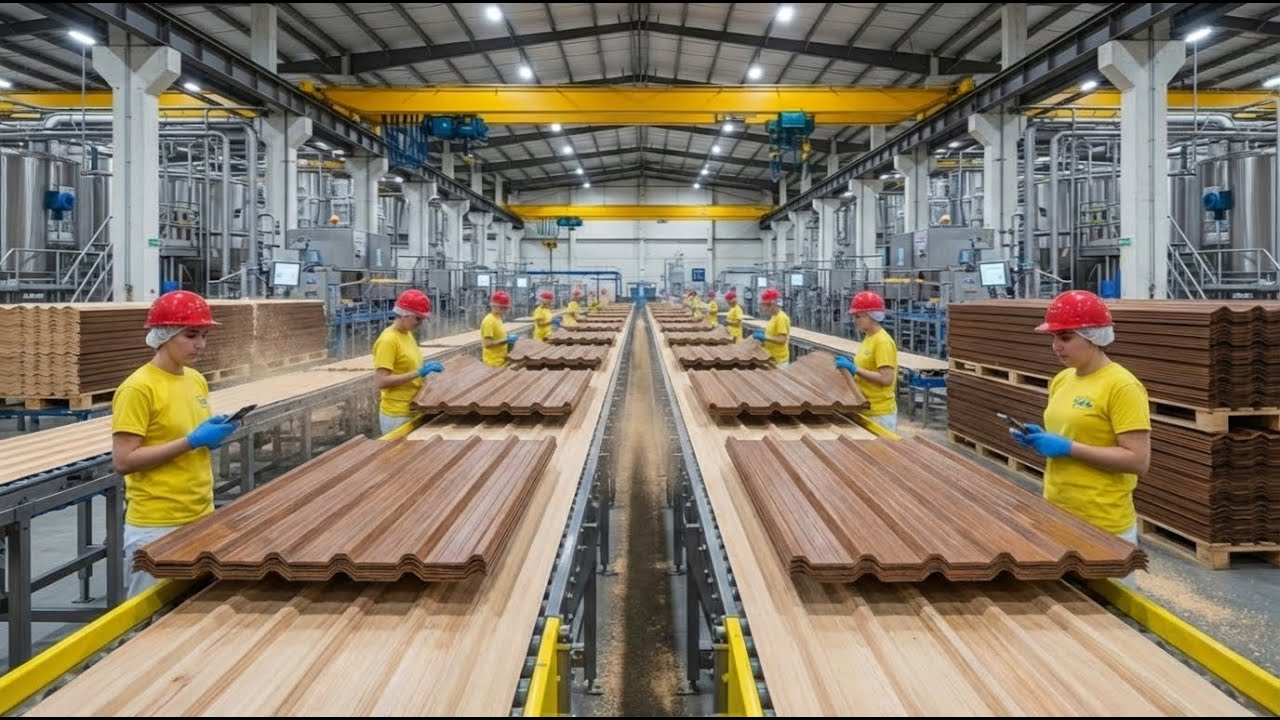 Inside The Factory | How One Giant Tree Becomes 1,000 Luxury Roof Shingles – Results Will Amaze You