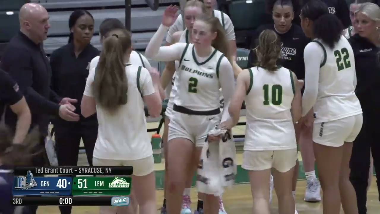 Le Moyne College Women's Basketball Vs. SUNY Geneseo Highlights
