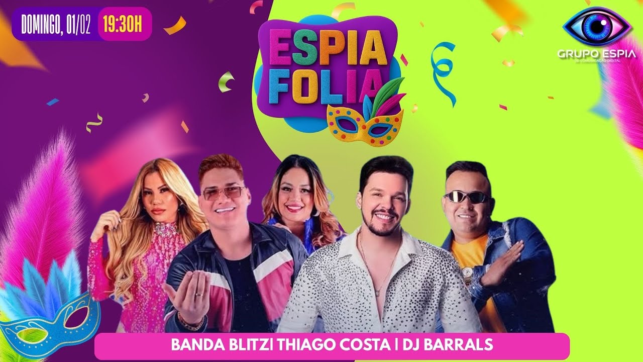 5° Domingueira do Povão de Cametá 2026  - Transmissão Ao Vivo - GRUPO ESPIA, M.M TV.