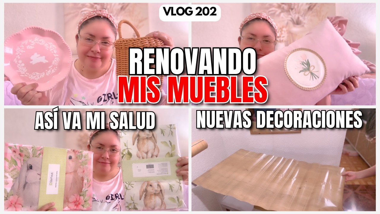 No creerás el cambio! ✨ Renuevo mis muebles +  Compras para decorar + Así me he sentido