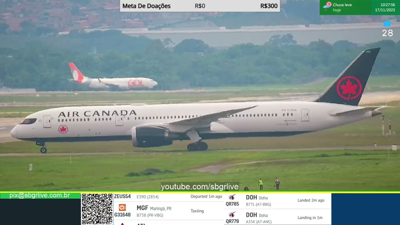 Live transmitida em 17/11/2025 dia