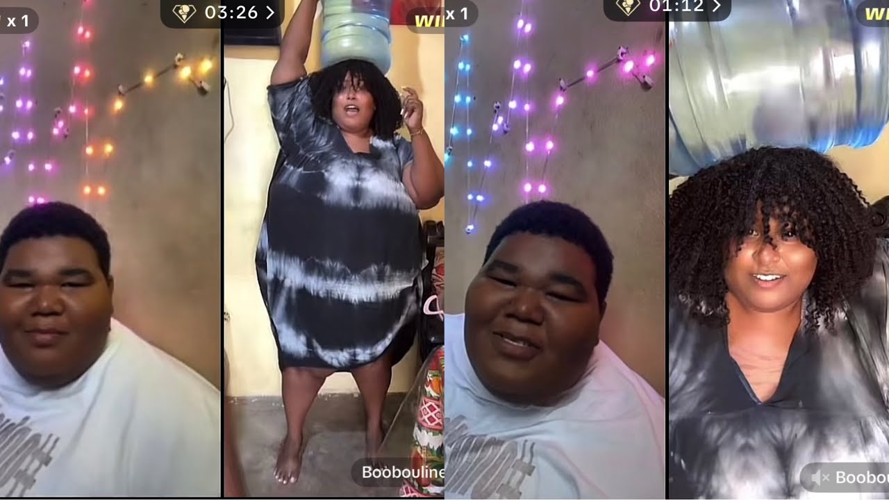 Boubouline ak fat la tap jwe match🤣 fat la fè boubouline met yon galon sou tèt li🤣