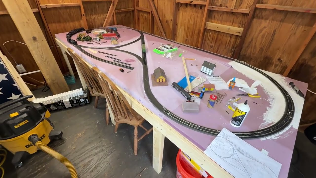 Building My First Model Railroad - Layout Update #1
