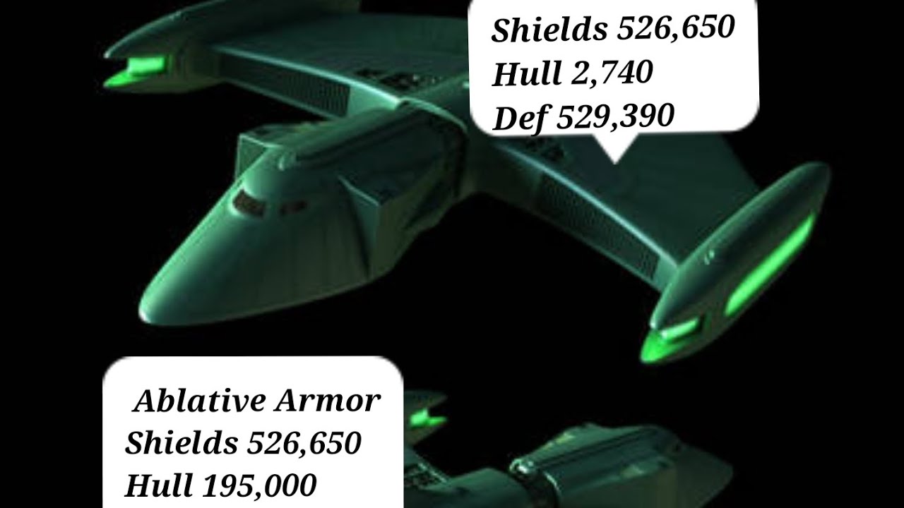 Does the Romulan Scout ship have Ablative Armor?