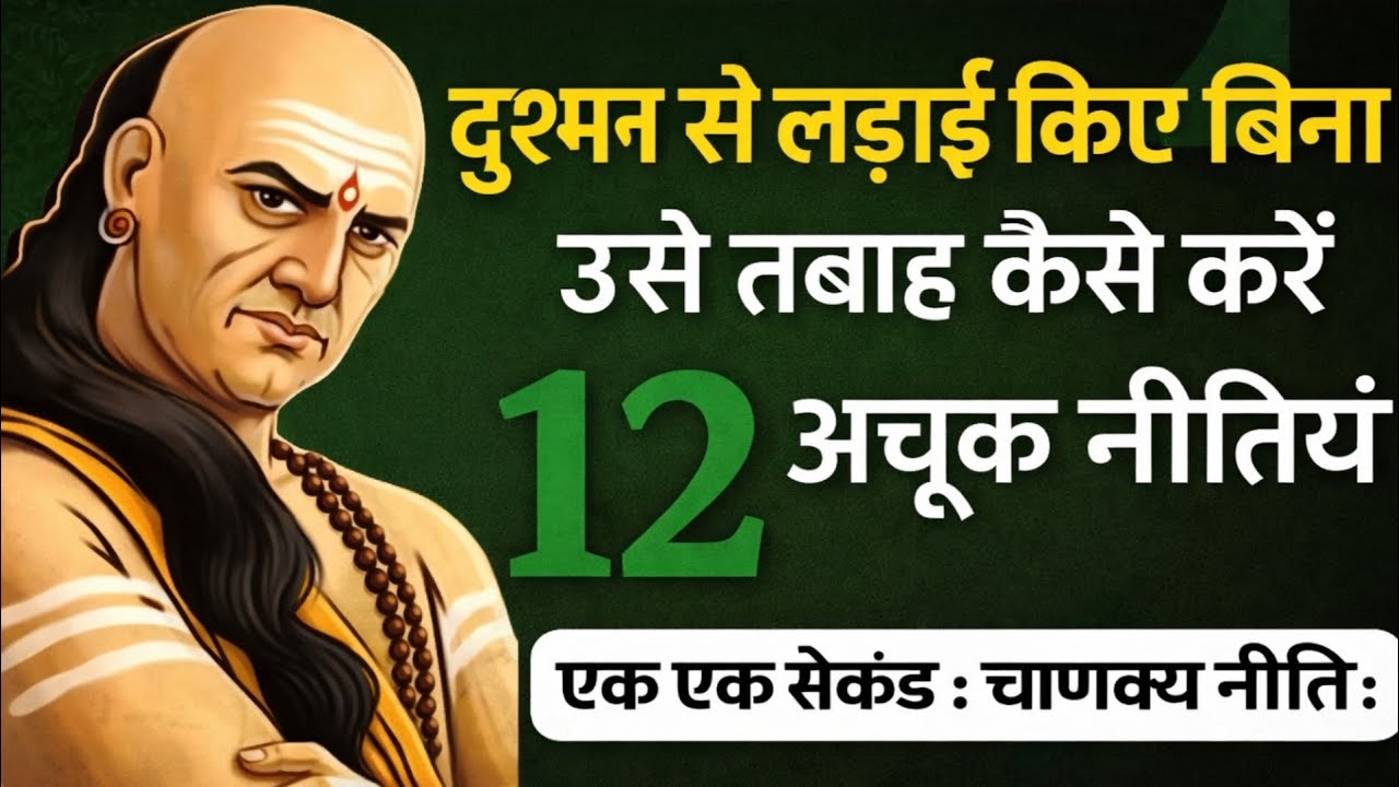 चाणक्य नीति: दुश्मन से बिना लड़े कैसे हराए || दुश्मन से बदला कैसे लें || chanakya niti in hindi