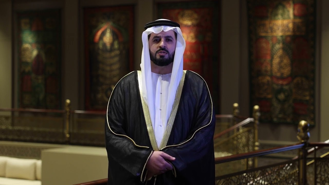 من المغرب ... تلاوة الإفتتاح للشيخ محمد اخريبش برواية ورش عن نافع بحضور سمو حاكم الشارقة.