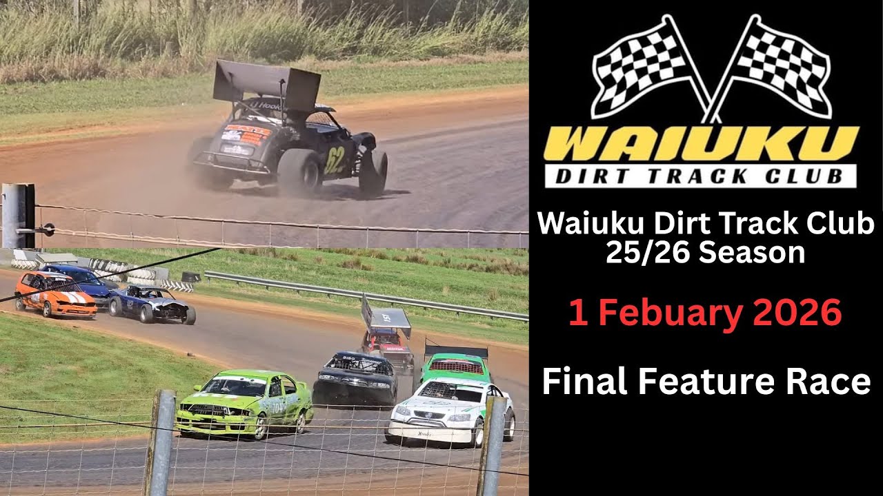 Final Feature (A Main) - Waiuku Dirt Track Club 1/2/2026