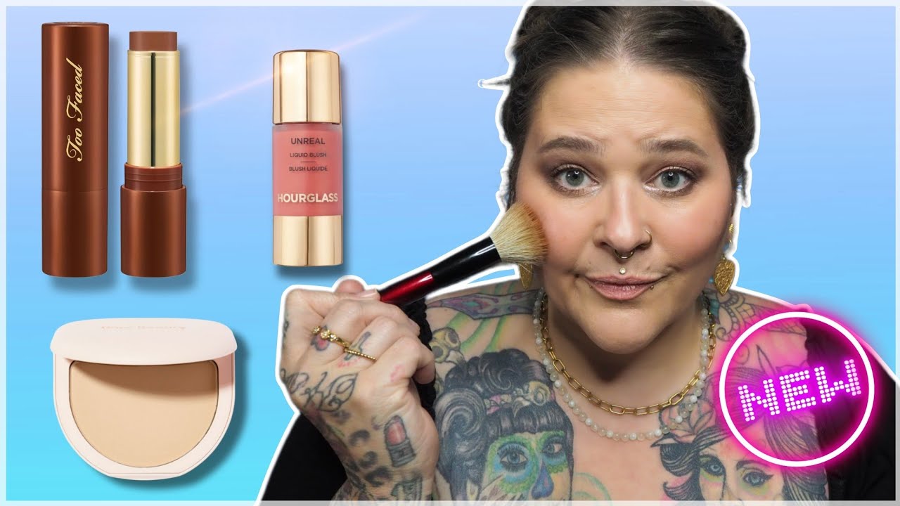 TESTING NEW MAKEUP | BASE NEUHEITEN | TOO FACED | HOURGLASS | RARE BEAUTY