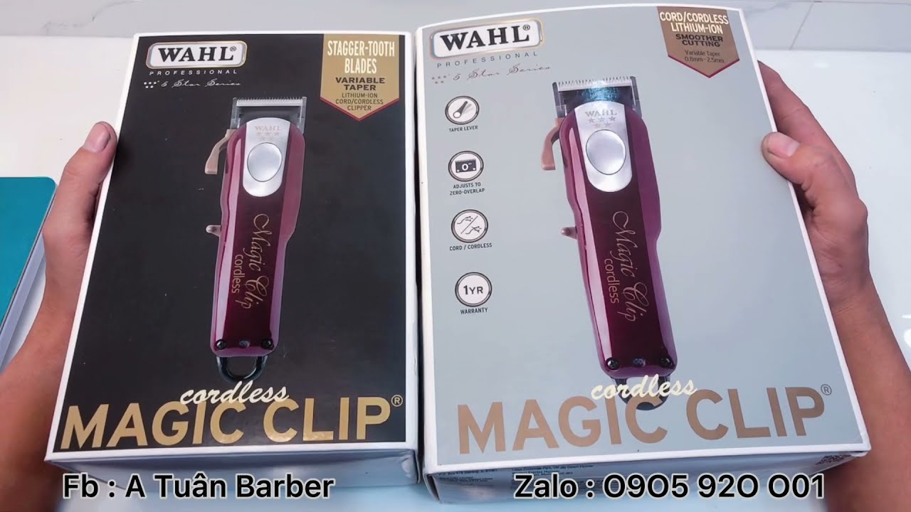 Review tông đơ Wahl cordless Magic Clip made in USA chi tiết chọn mua