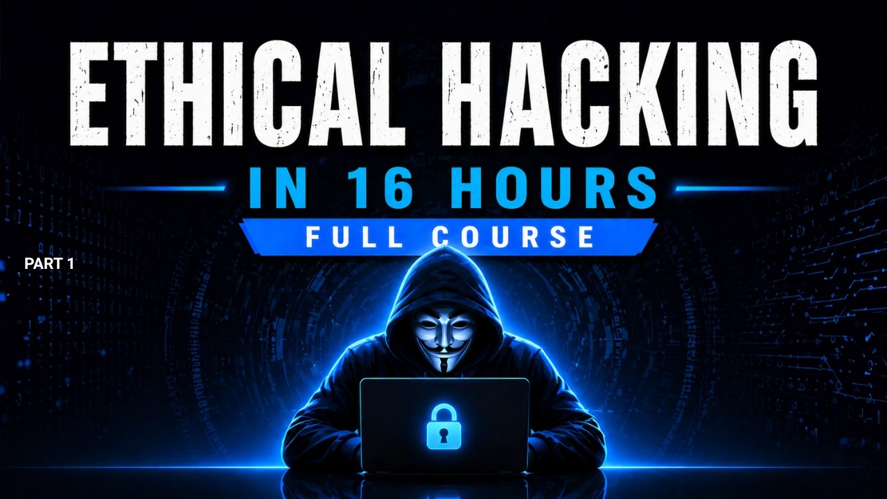 Complete Ethical hacking course 16 hours | ethical hacking full course with practical | Zero to Hero