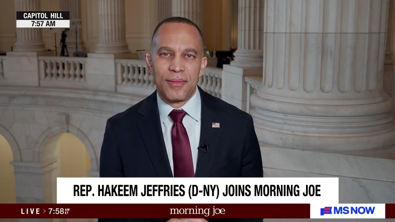 Leader Jeffries Joins MS Now's Morning Joe