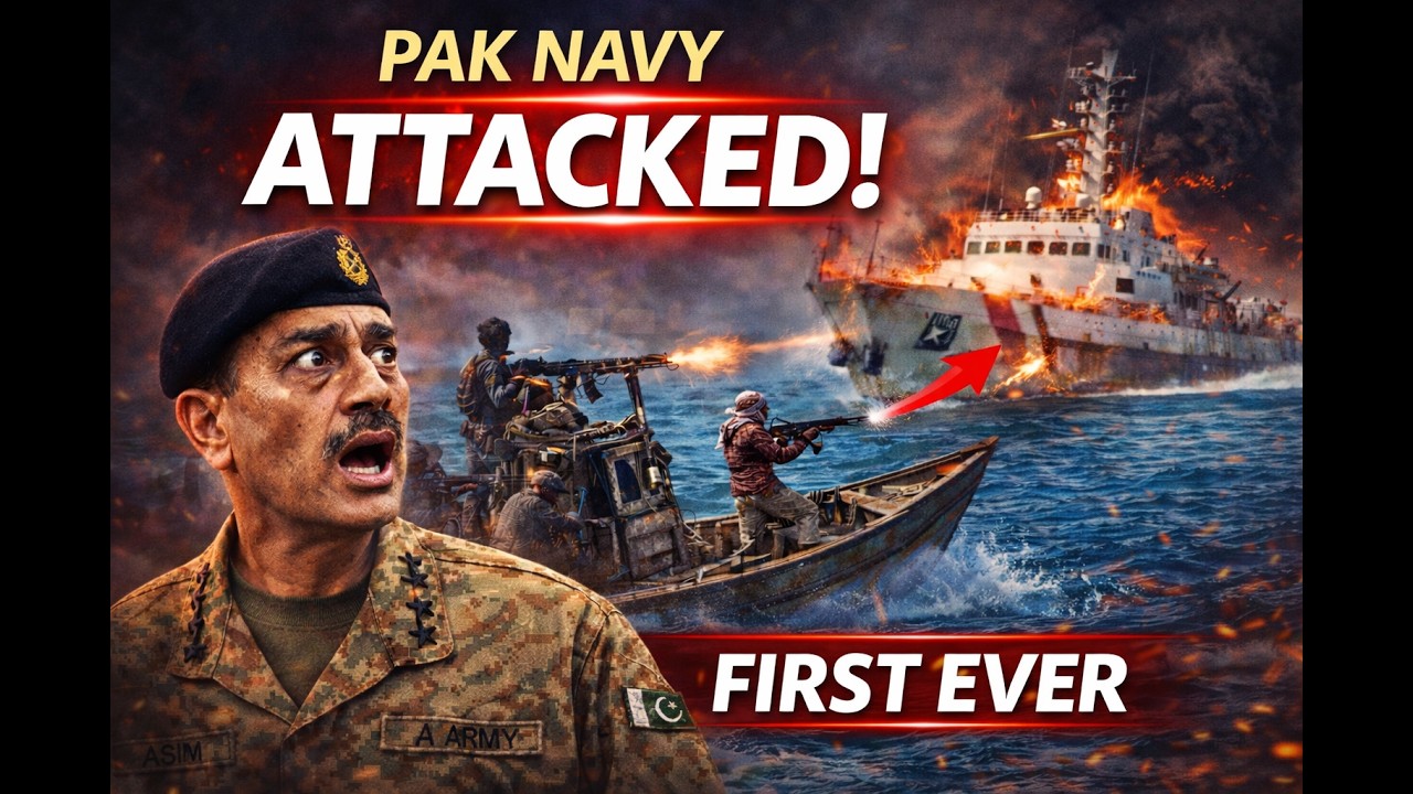 Pak Navy attacked!! First ever naval attack by Balochistan #Pakistan #BLA #AsimMunir #Balochistan