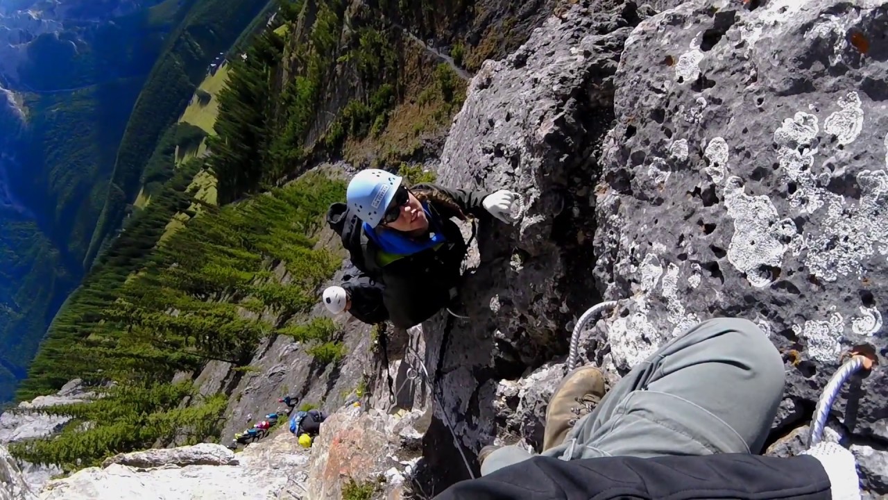 Mt Norquay Alberta - Via Ferrata Climb 2016
