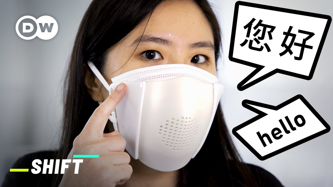 Amazing: This Face Mask Lets You Speak 8 Different Languages! | Coronavirus Smart Tech