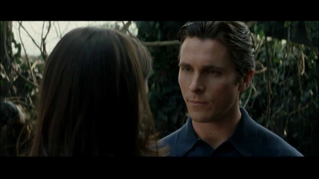 Rachel Dawes and Bruce Wayne-  