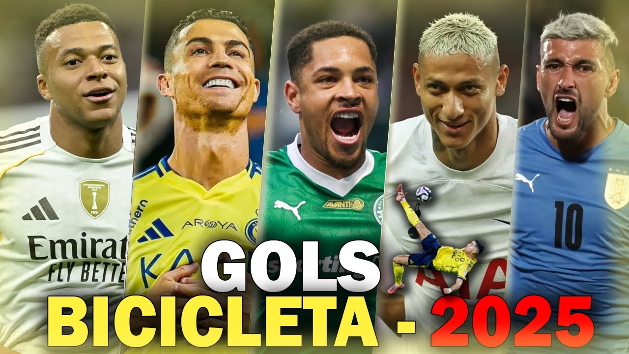 Os GOLS mais BONITOS de BICICLETA de 2025