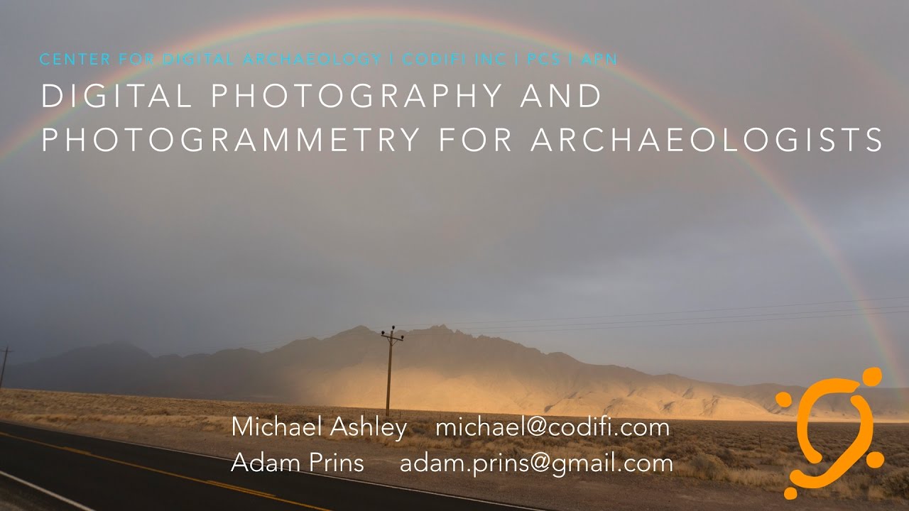 Photography and Photogrammetry for Archaeologists   Webinar, 112916
