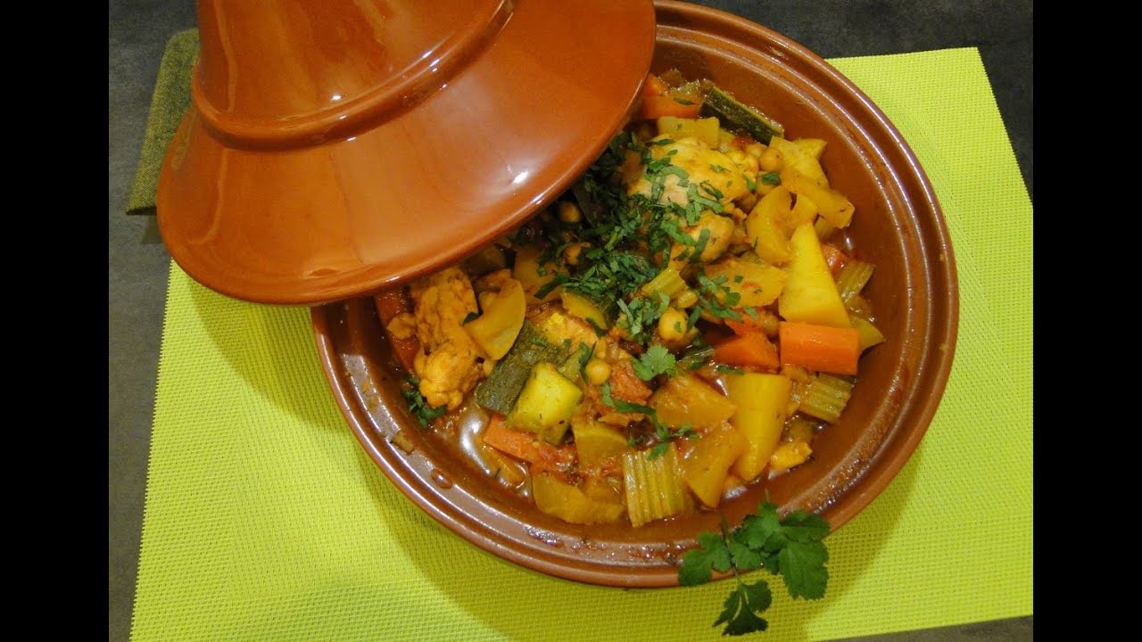 TAJINE DE POULET AUX LEGUMES