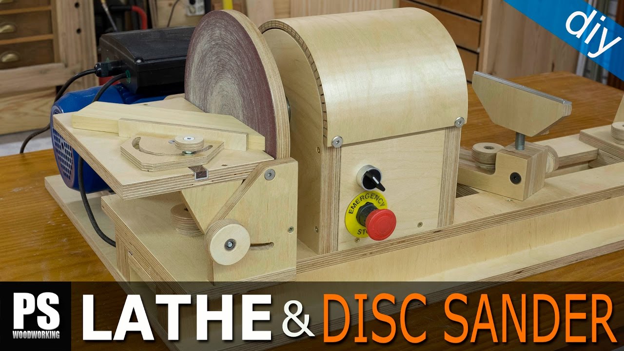 Homemade Lathe & Disc Sander Part3