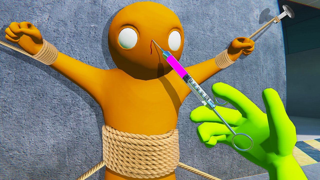Experimenting on my GANG BEASTS VR Friend... (Bonelab Mods)
