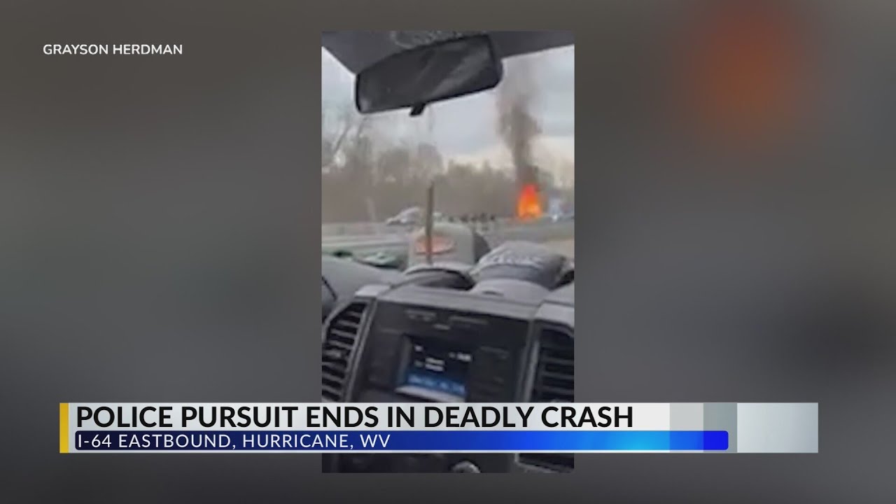 Police pursuit ends in deadly crash on I-64