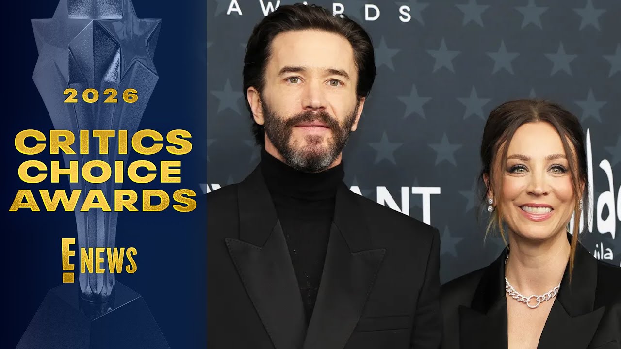 See Kaley Cuoco, Tom Pelphrey&rsquo;s Date Night at Critics Choice Awards 2026 | E! News